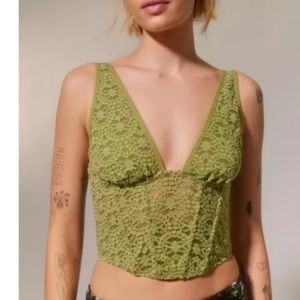 UO Out from Under Dark Romantic Convertible Corset